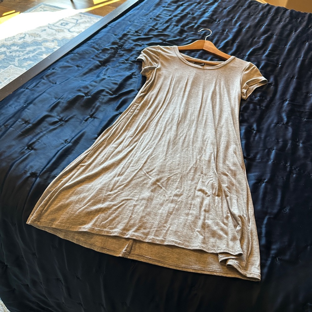 Sexy Simple Black & Grey Mini Dress Simple - Picture 12 of 16